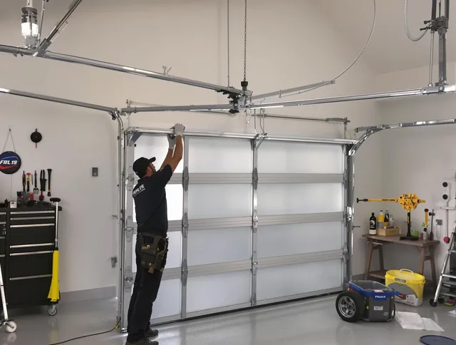 Willoughby Garage Door Repair certified team performing precision garage door installation in Willoughby