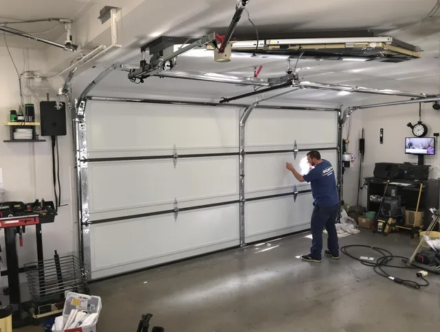 Professional garage door repair service by Willoughby Garage Door Repair in Willoughby