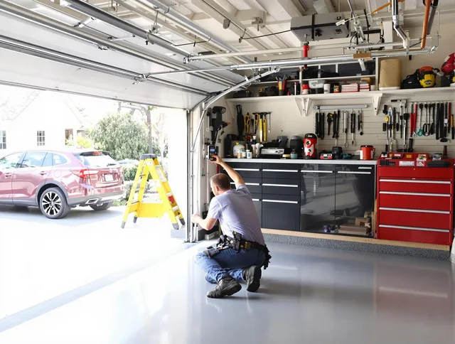 Local garage door repair service by Willoughby Garage Door Repair in Willoughby