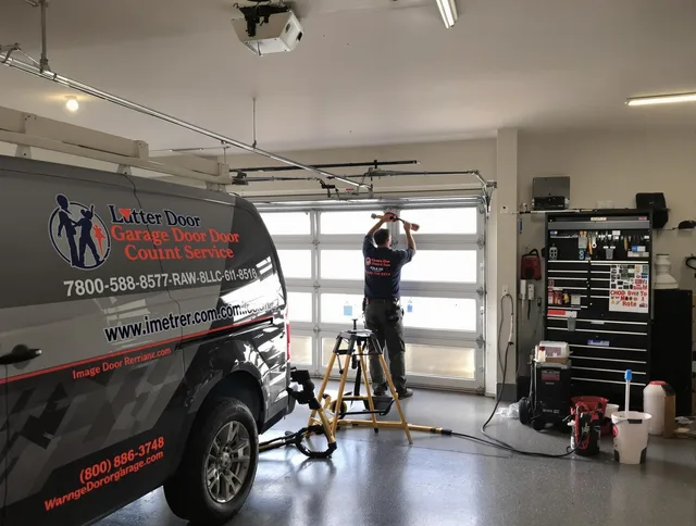 Willoughby Garage Door Repair team performing same-day garage door repair in Willoughby