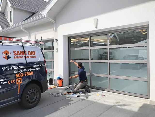 Same-day garage door repair service by Willoughby Garage Door Repair in Willoughby